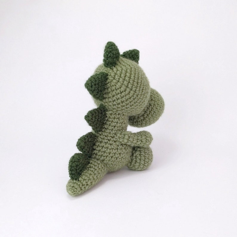 PATTERN: Spike the Stegosaurus Crochet dinosaur pattern amigurumi stegosaurus pattern crocheted dino pattern PDF crochet pattern image 7