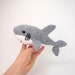 PATTERN: Shawn the shark - Crochet shark pattern - amigurumi shark pattern - crocheted shark pattern - PDF crochet pattern 