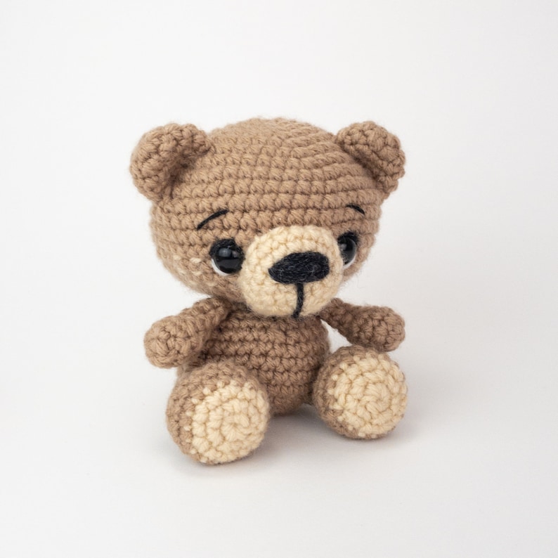 PATTERN: Benji the Bear Crochet bear pattern amigurumi bear crocheted bear crochet teddy bear PDF crochet pattern image 4