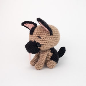 PATTERN: Gunther the German Shepherd Crochet German Shepherd pattern amigurumi German Shepherd pattern PDF crochet pattern image 6