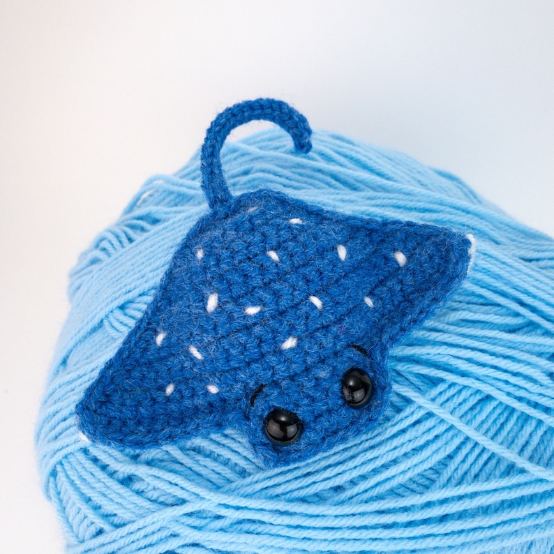 PATTERN: Raymond the Ray pattern amigurumi manta ray pattern crocheted manta ray pattern PDF crochet pattern image 4