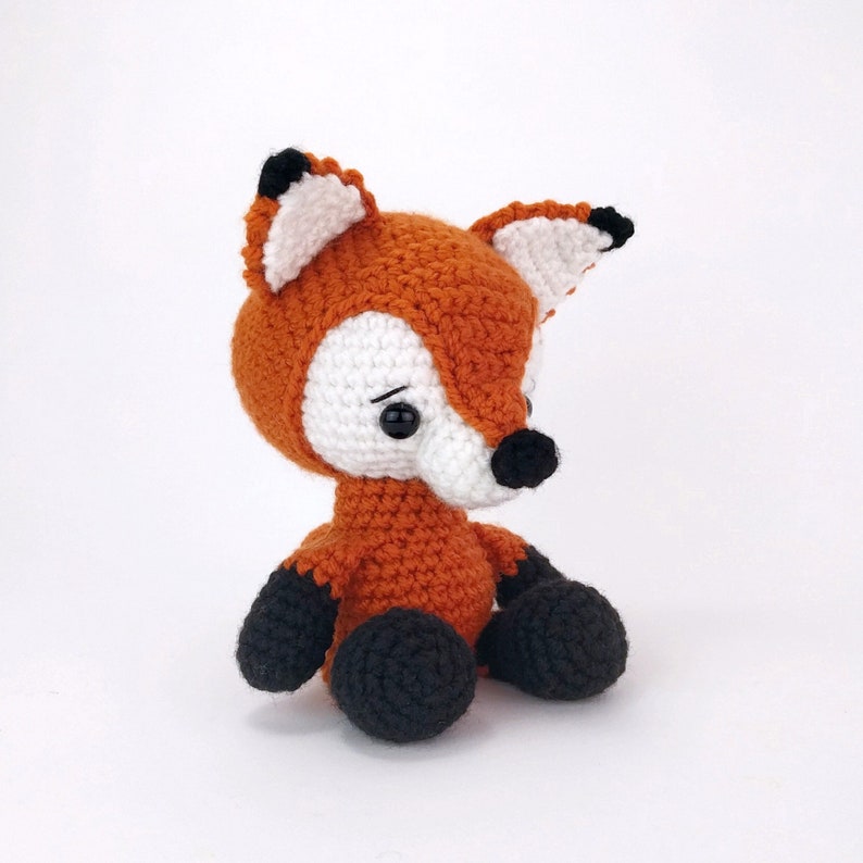 PATTERN: Frankie the Fox - Crochet fox pattern - amigurumi fox - crocheted fox pattern - PDF crochet pattern image 5