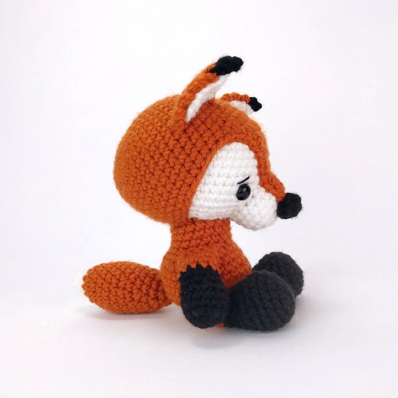 PATTERN: Frankie the Fox - Crochet fox pattern - amigurumi fox - crocheted fox pattern - PDF crochet pattern image 6