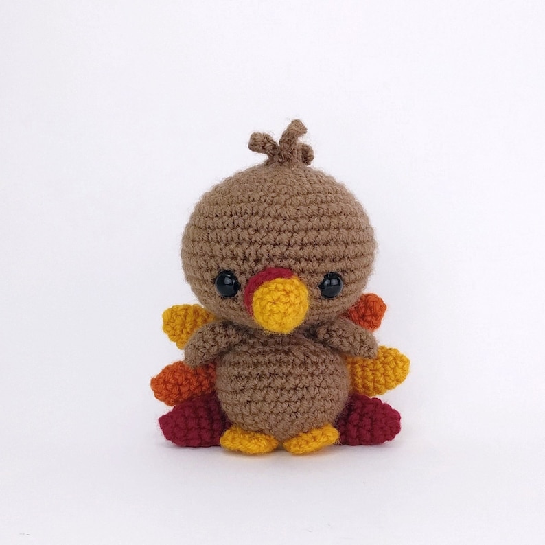 PATTERN: Terrence the Turkey  Crochet turkey pattern  image 1