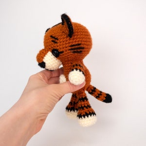 MUSTER: Toby der Tiger Tiger Häkelanleitung Amigurumi Tiger Anleitung Gehäkelte Tiger Anleitung Tiger Spielzeug PDF Häkelanleitung Bild 5