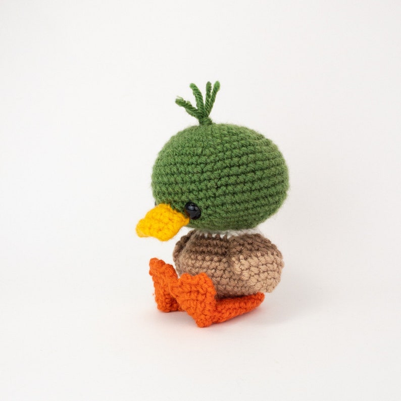 PATTERN: Dilly and Mallard the Duck Friends Crochet duck pattern amigurumi mallard pattern crocheted duck PDF crochet pattern image 6