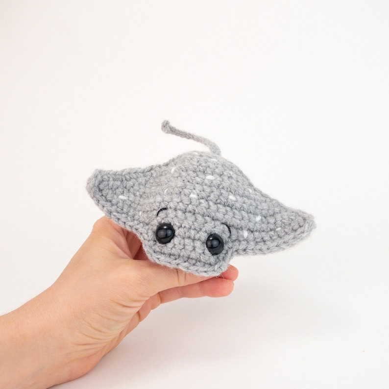 PATTERN: Raymond the Ray pattern amigurumi manta ray pattern crocheted manta ray pattern PDF crochet pattern image 2