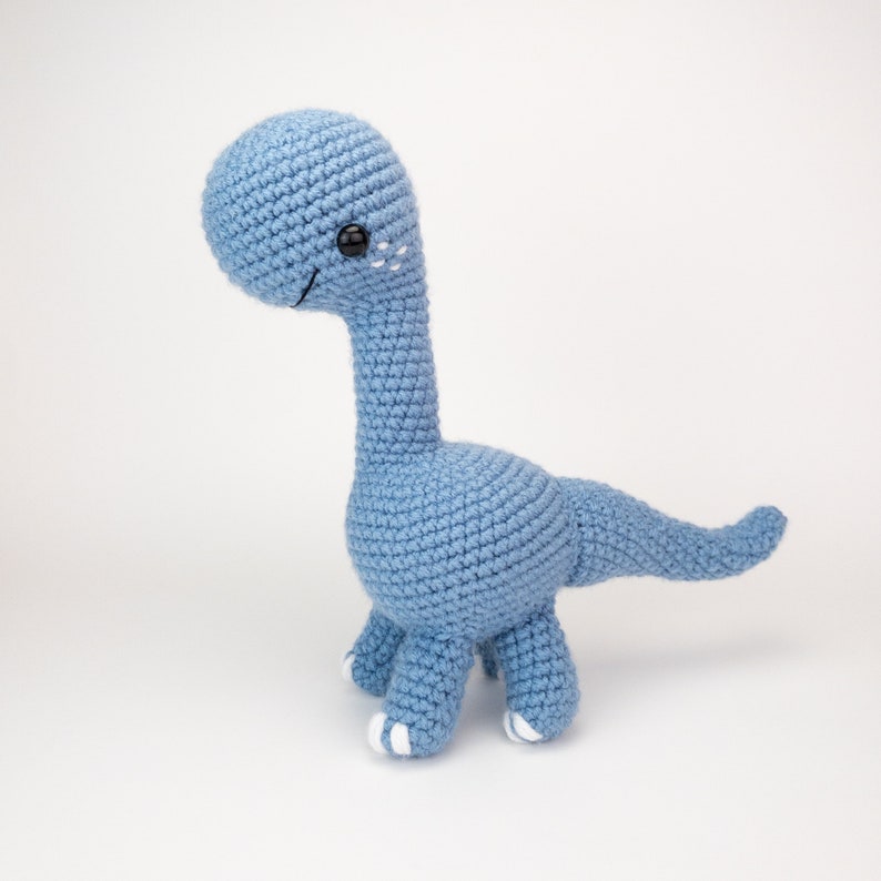 PATTERN: Bruno the Brontosaurus Crochet brontosaurus pattern amigurumi brontosaurus pattern crocheted dinosaur PDF crochet pattern image 4