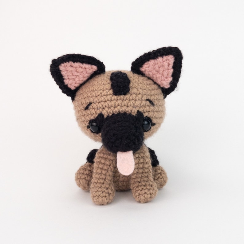 PATTERN: Gunther the German Shepherd Crochet German Shepherd pattern amigurumi German Shepherd pattern PDF crochet pattern image 7