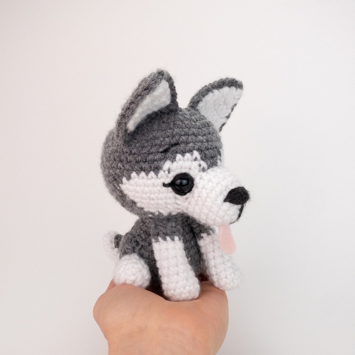 PATTERN Ash the Husky Crochet Husky Pattern Amigurumi Etsy