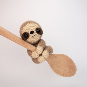 PATTERN: Sammy the Sloth Crochet sloth pattern amigurumi sloth crocheted sloths pattern PDF crochet pattern English only image 5