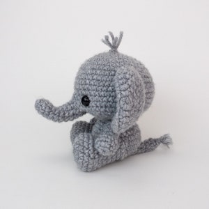 PATTERN: Ellis the Elephant crochet elephant amigurumi elephant pattern English, German, Portuguese PDF crochet pattern image 2