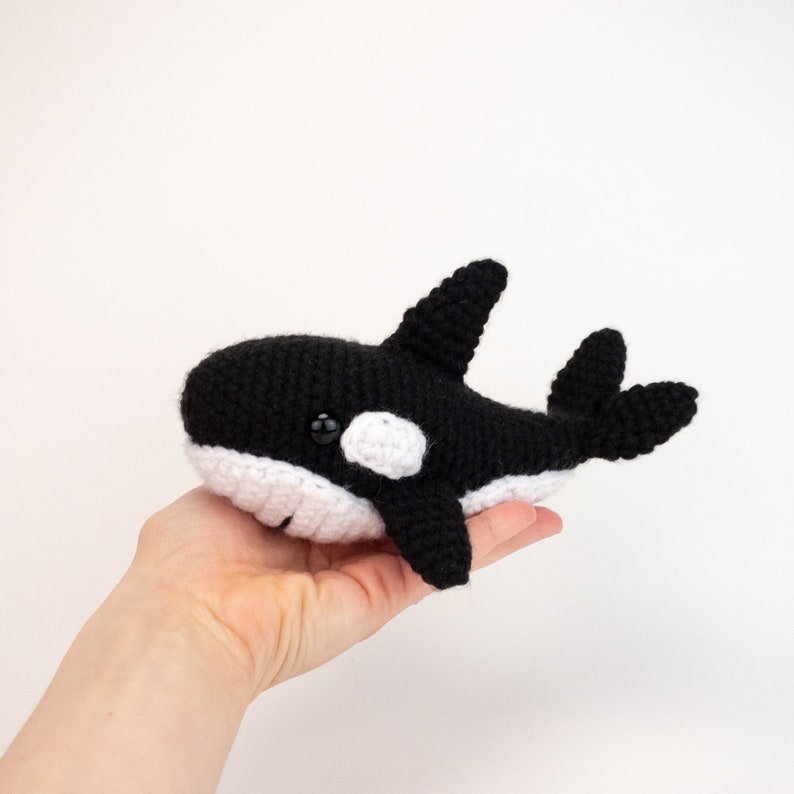 PATTERN: Oreo the Orca pattern amigurumi orca pattern crochet killer whale pattern crochet orca pattern PDF crochet pattern image 2