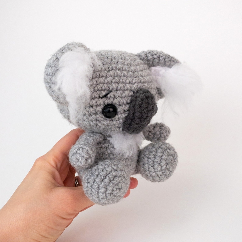 PATTERN: Kimba the Koala Crochet koala pattern amigurumi koala pattern koala baby koala stuffed animal PDF crochet pattern image 4
