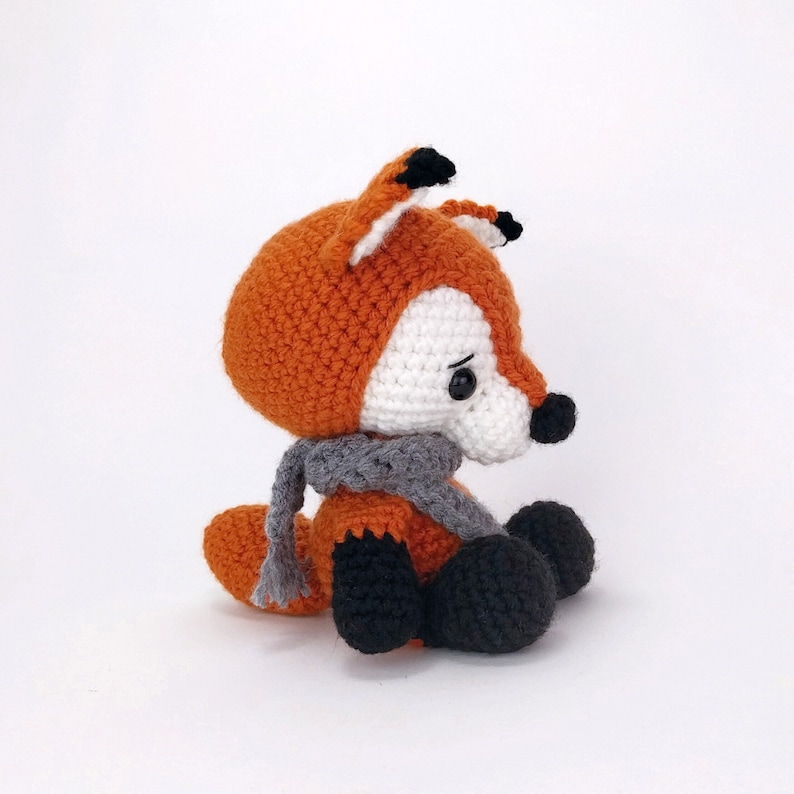 PATTERN: Frankie the Fox - Crochet fox pattern - amigurumi fox - crocheted fox pattern - PDF crochet pattern image 2