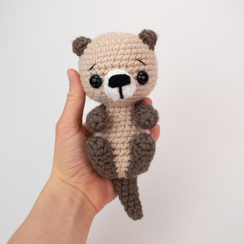 PATTERN: Otter Friends Crochet otter pattern amigurumi otter crocheted sea otter pattern crochet otter PDF crochet pattern image 3