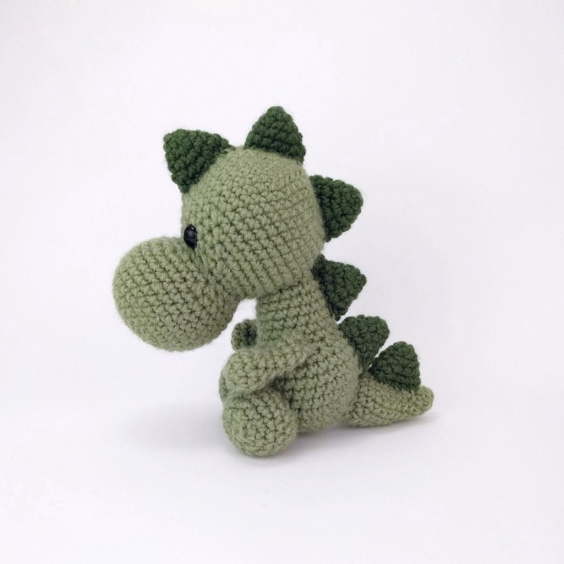 PATTERN: Spike the Stegosaurus Crochet dinosaur pattern amigurumi stegosaurus pattern crocheted dino pattern PDF crochet pattern image 2