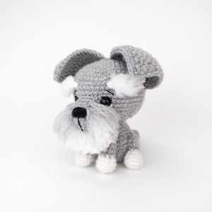 PATTERN: Smokey the Schnauzer Crochet schnauzer pattern amigurumi schnauzer pattern crocheted schnauzer puppy PDF crochet pattern image 3