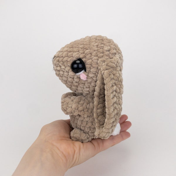 PADRÃO: Coelhinho de pelúcia Buttercup - coelhinho de pelúcia de crochê fácil - padrão de coelho de pelúcia amigurumi - padrão de crochê em PDF - Somente em inglês