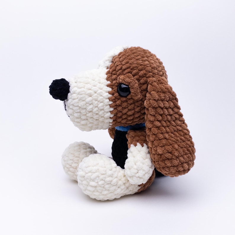 PATTERN: Bagel the Beagle - Amigurumi Beagle Crochet Pattern - PDF ...