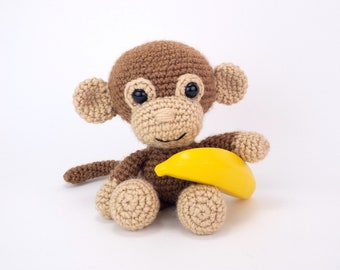 MUSTER: Martin der Affe - Affen Häkelmuster - Amigurumi Affen Muster - Affen Muster - PDF Häkelanleitung
