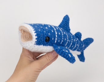 PATTERN: Winston the Whale Shark - crochet whale shark pattern - amigurumi whale shark pattern - PDF crochet pattern