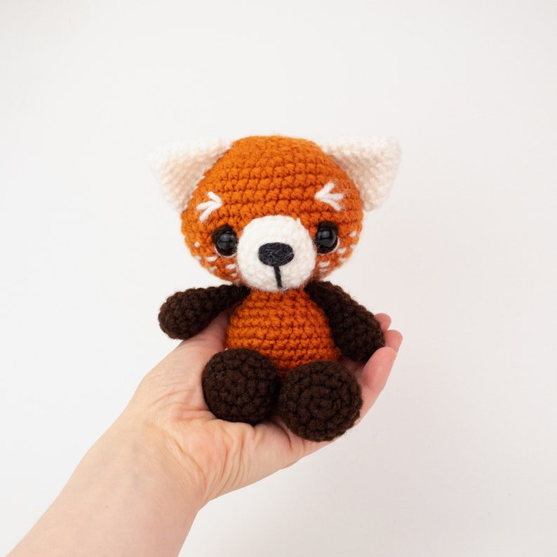 PATTERN Riley the Red Panda Crochet Red Panda Pattern Etsy