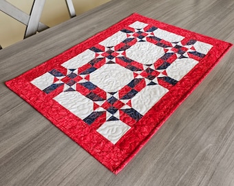 4th of July Quilted Table Runner pattern PDF