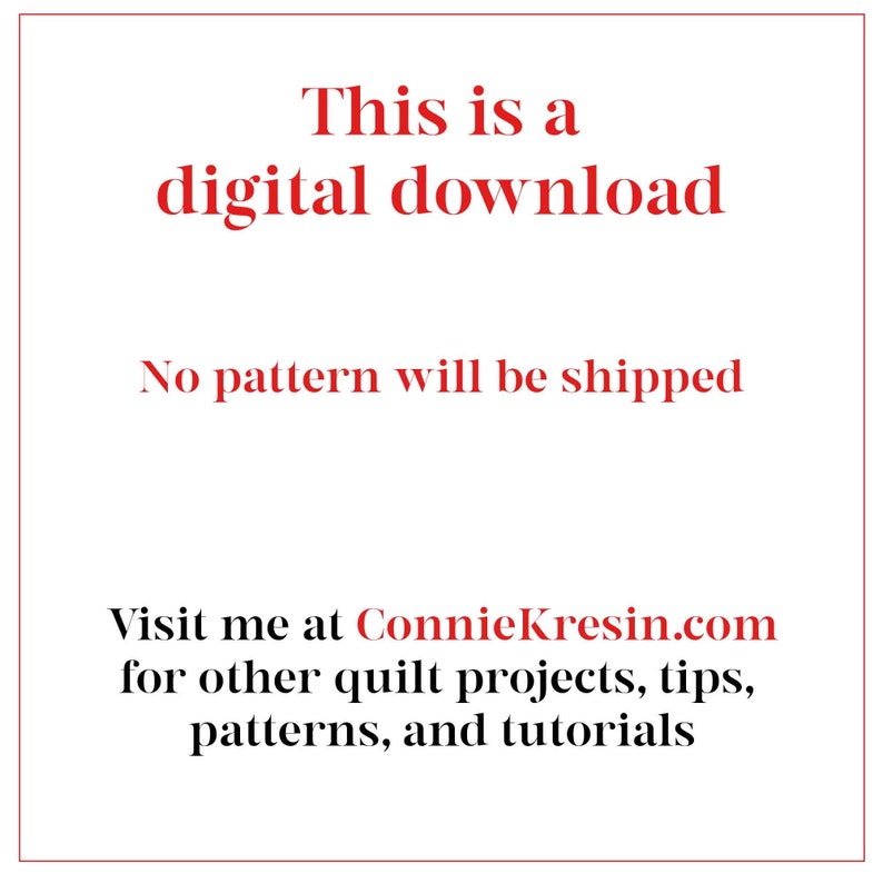 Christmas Logs quilt pattern PDF