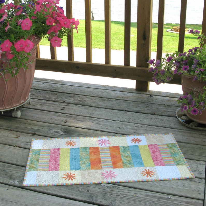 Sherbet Stripes Table Runner image 2