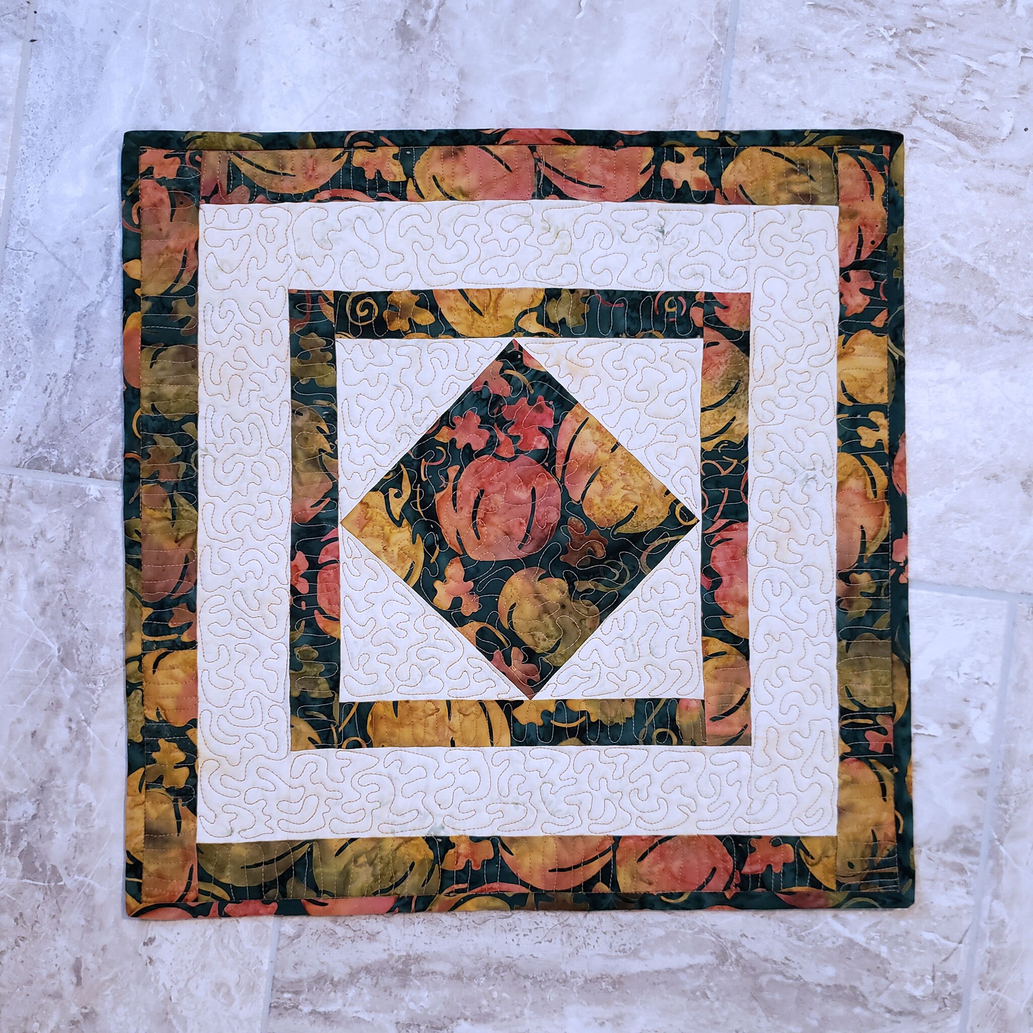 Square in a Square Placemats and Table Topper Etsy