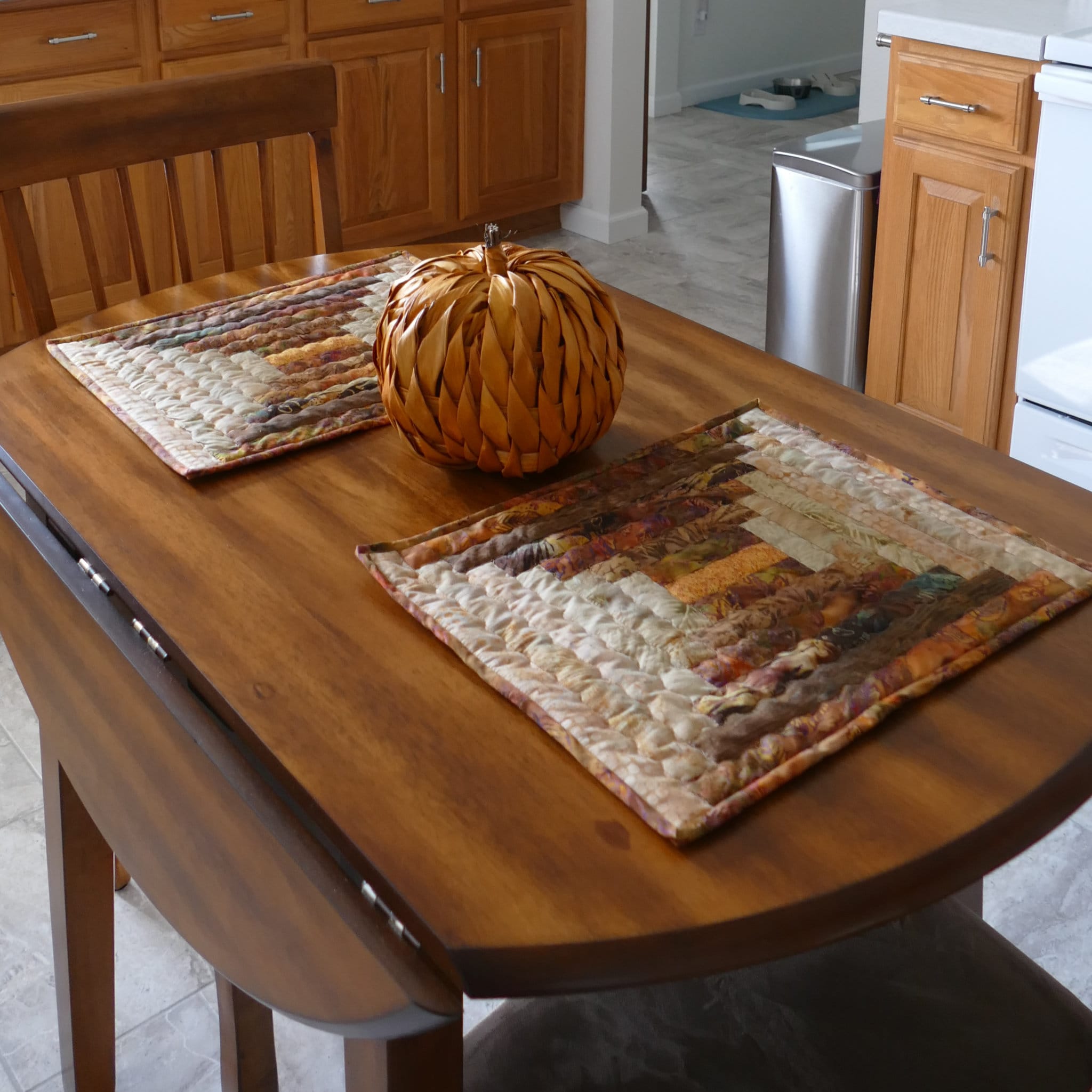 Log Cabin Placemats PDF Easy Beginner Quilt Pattern Fast and Etsy