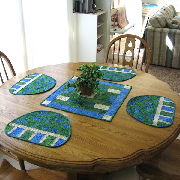 Country Placemats and Table Topper Quilt pattern PDF