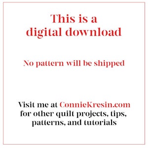 Modern 9 Patch With Applique PDF Pattern - Etsy