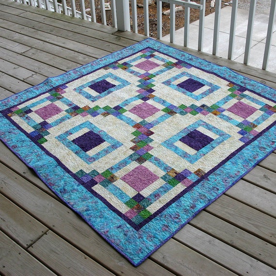 Maze Quilt Pattern, PDF, Instant Download, Lap Quilt, Modern