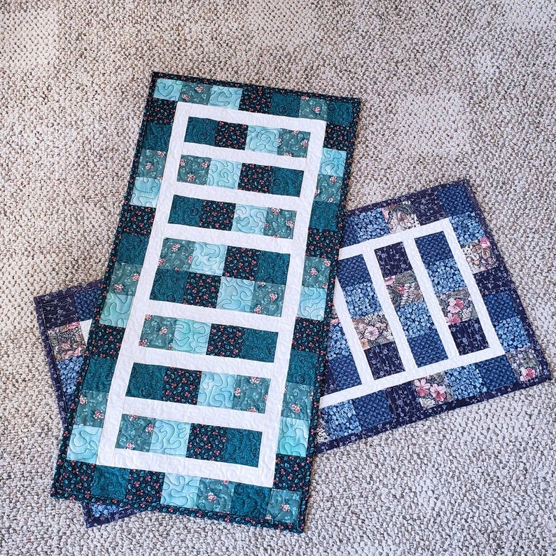 Nox Quilted Table Runner Pattern PDF Etsy