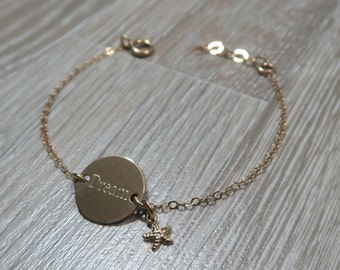 Personalized, Gold Filled / Sterling Silver, custom, charm bracelet, the most unique piece of jewelry you'll find for a mothers day gift