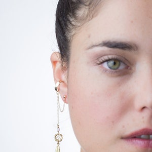 Gold Filled Dream Catcher, Feather Pendant & opal gemstone dangle Earring, this unique piece of jewelry makes an amazing look for graduation