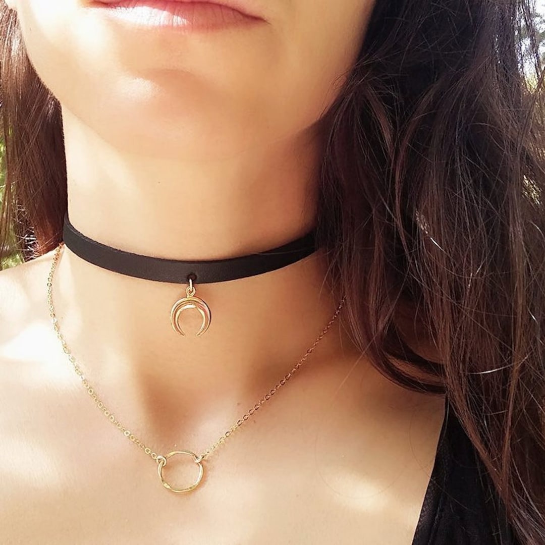 日本未入荷 666999 - Thorns Cross Double layer choker New Gothic Punk Cross Barbed Thorns Pendant Chain Choker