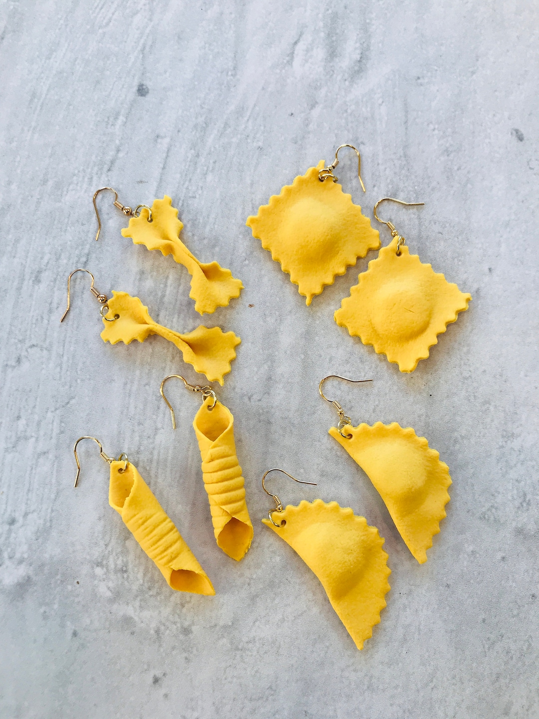 Pasta Earrings Etsy