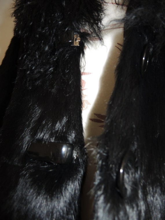 Penny Lane coat Black color mongolian fur Afghan … - image 6