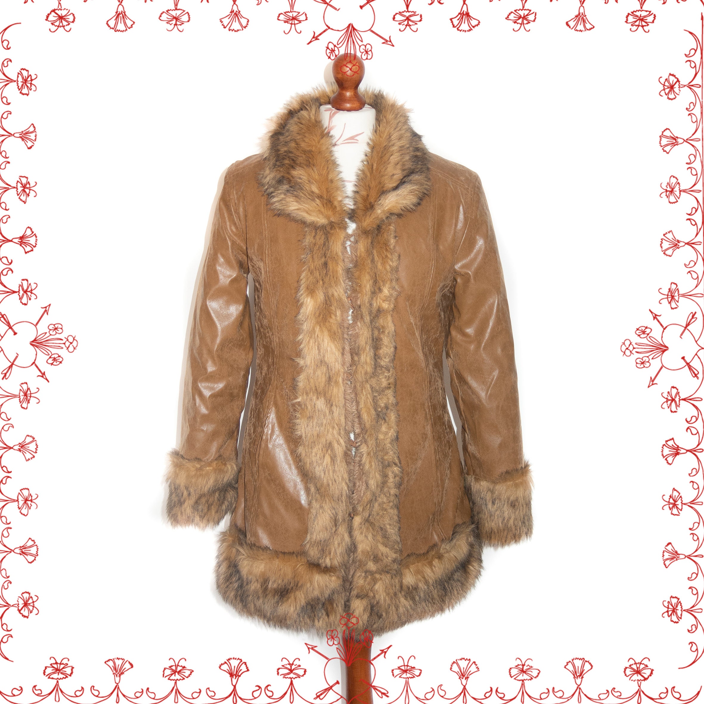 Y2k Faux Fur Jacket - Etsy