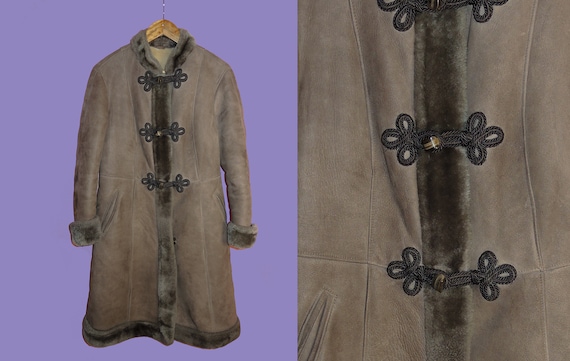 Hippie 1970s Penny Lane Coat / Bohemian / Vintage