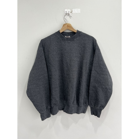 トップス 60s vintage black sunfaded sweatshirt Vintage Sun Faded Sweater Sweatshirt Blank Grey - Etsy