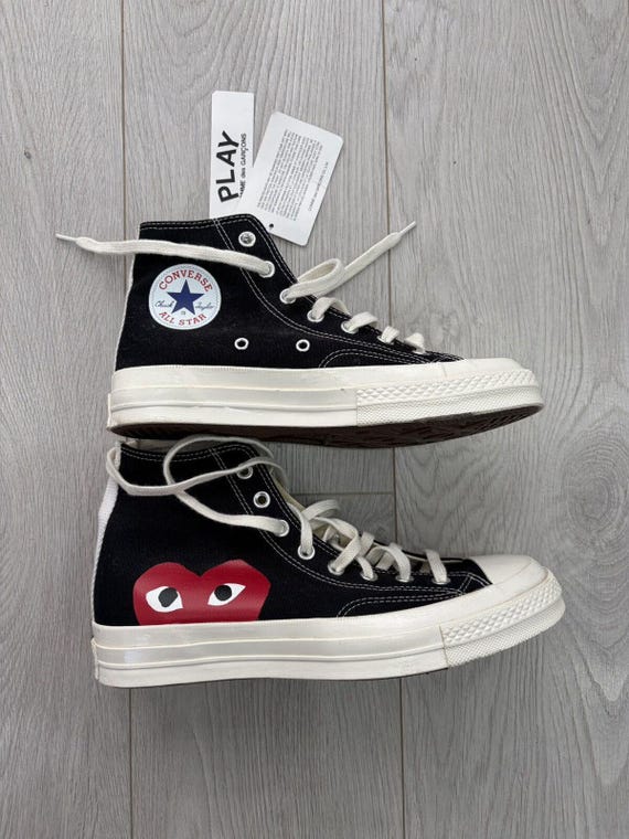 Converse Cdg Comme Des Garcons ahi Top Sneakers shoes 9