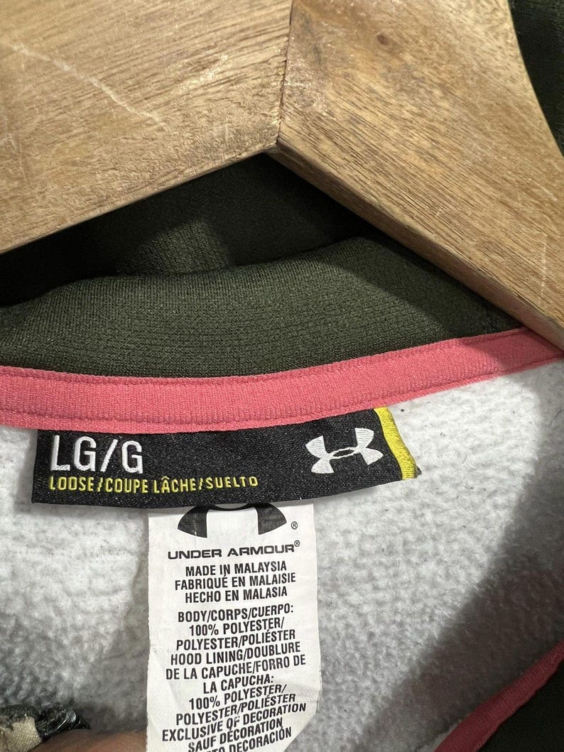 Womens Vintage Camo Real Tree mossy oaks hoodie under armour image 3