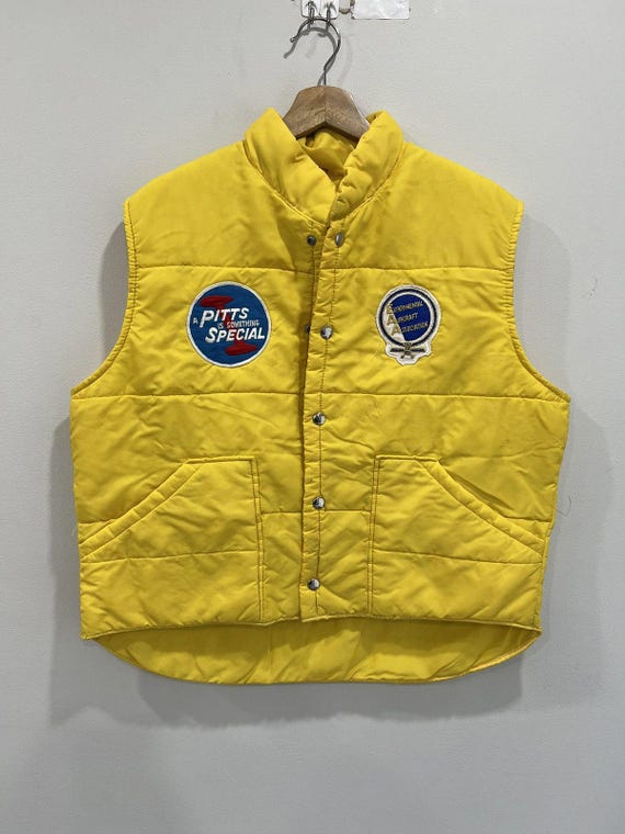 Vintage Osh Kosh EAA Light Vest patchwork payches - image 1