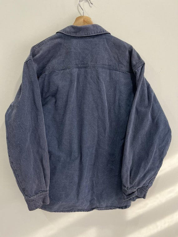 Vintage Alien Workshop Denim Jacket Workwear Shir… - image 3