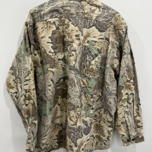 Vtg Cabelas Camo Real Tree Mossy Oaks Button Up Shirt xxl image 2