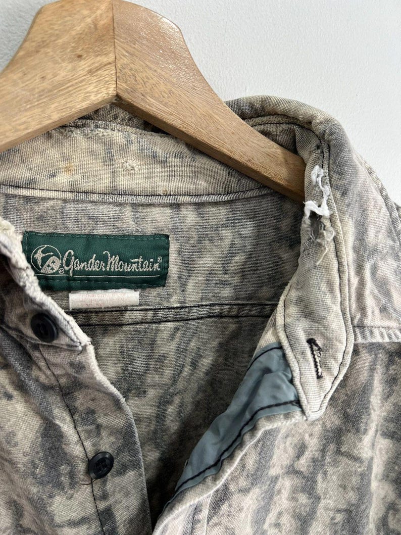 Vintage Camo Real Tree Button Up Shirt mossy oaks 3XL image 7